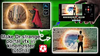 make dr strange portal vfx in kinemaster tutorial how to make vfx like dr strange vfxediting