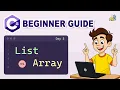 Day 5 C Arrays vs Lists Explained in 3 Minutes Simple Beginner Tutorial 2025 Learn C Fast