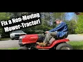 Mower Tractor Won t Move forward or reverse How to fix it Troy Bilt
