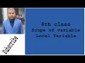 local variable in qbasic by mithlesh kapar