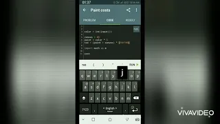 SoloLearn paint cost problem solution SoloLearn coding challenge Python problem solving