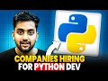 Python Developers Wanted These Companies Are Paying BIG Bucks