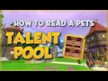 Wizard101 How to read a Pet s Talent Pool