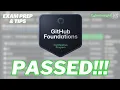 How I Passed GitHub Foundations