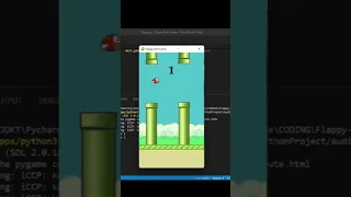 Flappy Bird game using pygame Python