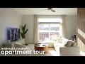 minimal modern apartment tour 2024
