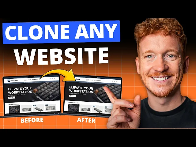 How to Clone Any Website for Free With AI Using Base44