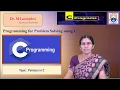 Pointers in C by Dr M Laxmidevi