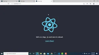 How to create react app through command prompt on windows10
