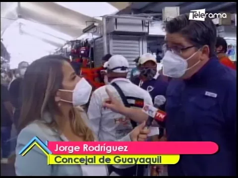 Operativo de control de normas de bioseguridad en la Bahía de Guayaquil