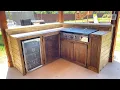 36 Cabelas Griddle outdoor kitchen build