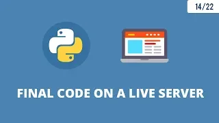 Python Network Programming 9 - Final Program on a Live Server Socket Programming