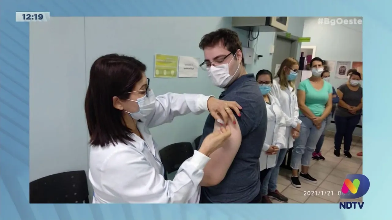 Poucas doses da vacina: Municípios pequenos do Oeste priorizaram os profissionais de saúde