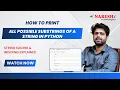 How to Print All Possible Substrings of a String in Python String Slicing Indexing Naresh IT