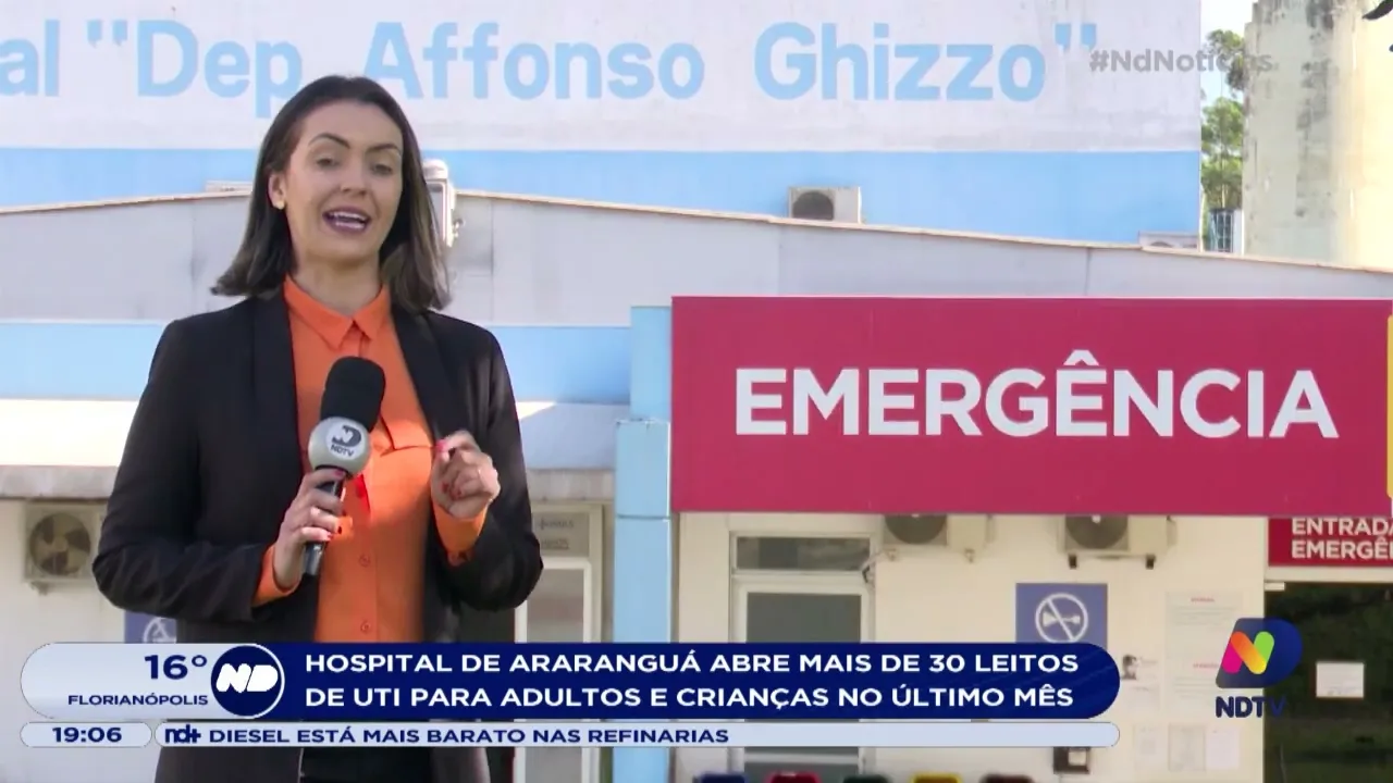 Hospital no Sul de SC abre mais 30 leitos de UTI para adultos e crianças