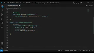 Java Multiple Interfaces