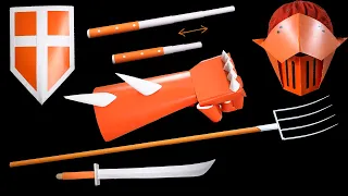 Download 06 Cool NINJA WEAPONS || Sword/Shield/Spear/Mask/Tonfas MP3