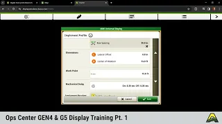 John Deere Operations Center GEN4 G5 Display Training pt1