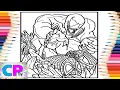 Venom Defeats Spiderman Coloring Pages - Blank NCS Release