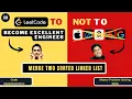 Merge Two Sorted Linked Lists Code Implementation Leetcode 21 Progression90