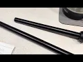 Haryaers Black Long Curtain Rod Tension Shower Curtain Rods 30 to 120 inch Adjustable Spring Revie