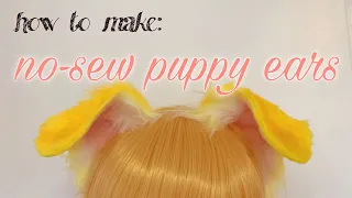 How to Make No-Sew Puppy Ears for Cosplay