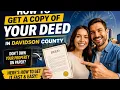 How to get a copy of your deed in Davidson County