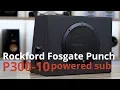 Rockford Fosgate Punch P300-10 powered subwoofer Crutchfield