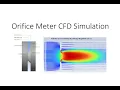 Orifice Meter CFD Simulation