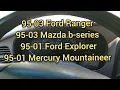How to Instrument Gauge Cluster on a Ford Ranger Explorer Mountaineer