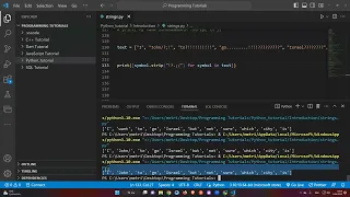 Python Tutorial 2 1 4 - Using the String Method Strip