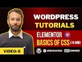 Elementor CSS Basics in 10 Min Margin Padding Border Font Weight WordPress Tutorials
