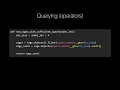 MongoDB and Python Quickstart Concept Query using operators