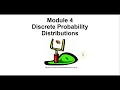 Module 4 Discrete Probability Distributions