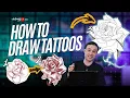 How to Draw TATTOO DESIGNS 3-Step MAP Method