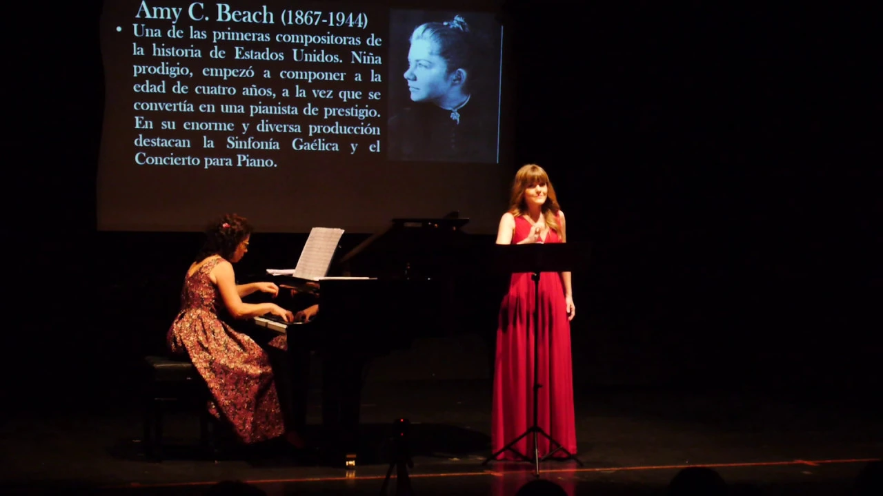 "Ariette" (Amy Beach) - Laura Colina, soprano y Marie-Vida Obeid, piano