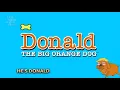 Donald The Big Orange Dog