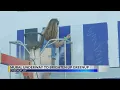 Mural underway to honor local river city s past brighten future