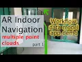 Unity tutorial AR Indoor Navigation with Vuforia Engine - Workflow data model app demo