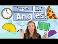 Right Obtuse and Acute Angles Educational Kids s