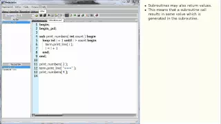 Intro to Programming - Subroutines