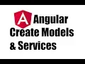 Angular 8 Create Models and Services for our Angular app
