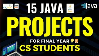 15 Java Projects for Final Year Engineering with Source Code Codelopment