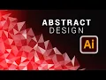 How to make an Irregular triangles pattern Low Poly Background in Adobe Illustrator tutorial