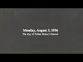 Father Baker Historic Funeral Footage 1936