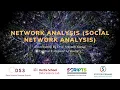 Network Analysis Data Science Summer School