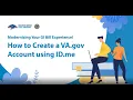How to Create a VA gov Account Using ID me