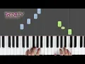 Hand in Hand TRINITY Piano Grade 1 2018-2020 Synthesia live keys tutorial