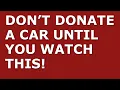 How to Donate a Car to Charity Car Donation Tax Deduction