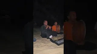 حفلتنا وسهرتنا البدوي مع المزمار الواحي من تخييم واحة الفرافرة ومحمية الصحراء البيضاء 